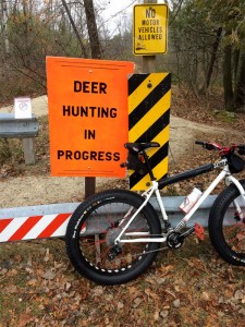 cycling in state parks during hunting season
