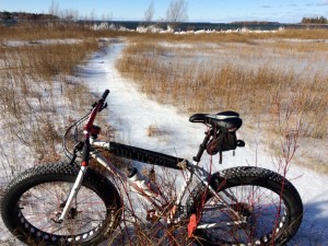 winter biking in State Parks